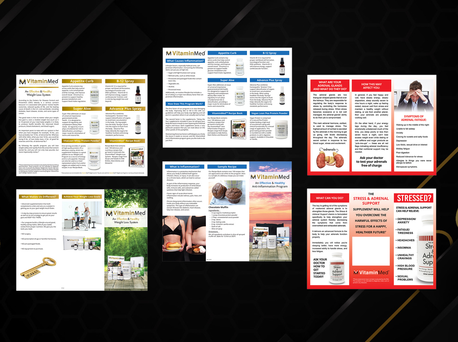VitaminMed tri-fold brochures
